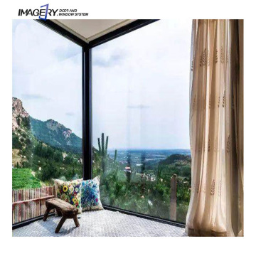 Modern Hurricane Impact Bay Windows with Tempered Glass for Sale