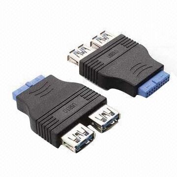 USB 3.0 Connectors with 2 x A Female to IDE, Made of PVC