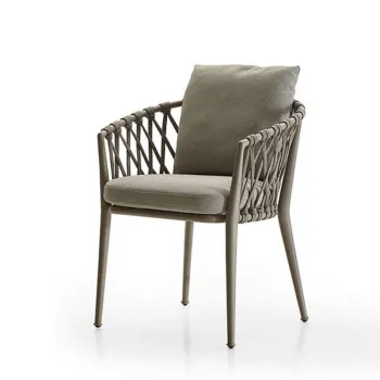 Waterproof Outdoor Restaurant Furniture: Marble Sets & Weave Fabric Chairs