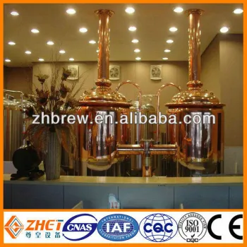 300L red copper pub brewed beer complete system