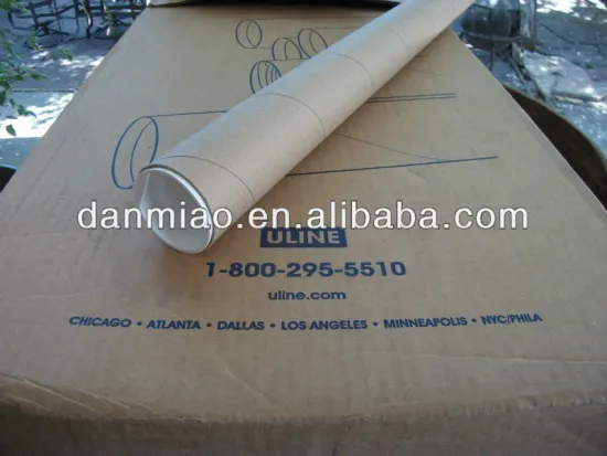 Rigid postal packaging tube