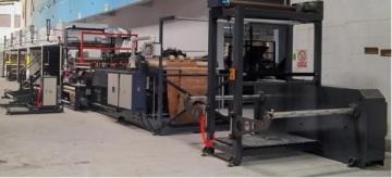 Macchina per rivestimento per colla biodegradabile sigillabile a calore