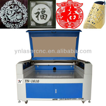 YN1610 factory supply laser machine price with CE/ISO for any non metal materials