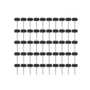 Vibratite 1 Inch Black Abrasive 300 Grit Buffing Wheels for Proxxon Dremel Rotary Tools
