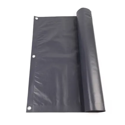 Weatherproof PVC Balcony Privacy Screen: 90x600cm Decoration for Balcony Railings