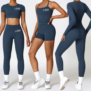 Vêtements de gymnase Pantalon de pus-up de yoga haute taille sans couture personnalisé