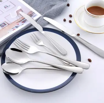 Classic Mirror Polish Stainless Steel Flatware Set
