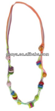 Colorful Wood Beads Necklace for kids