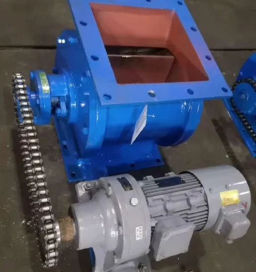 Star-type rotary ash valve