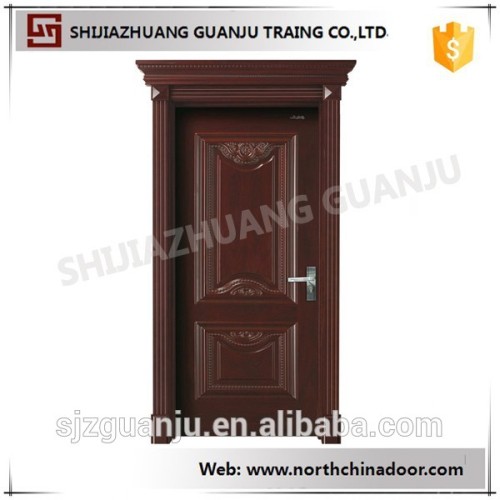 Latest Internal Room Door Design MDF Painting Veneered Wooden Door