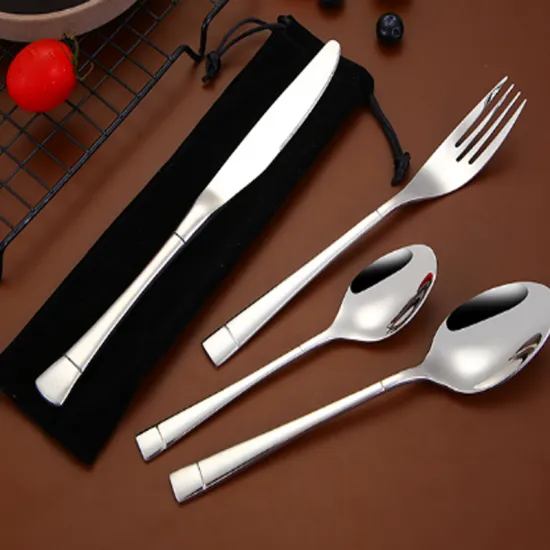 Stainless Steel Flatware Set for Restaurant