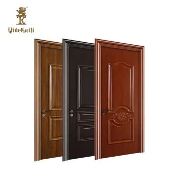 Waterproof Soundproof PVC WPC Skin Insulating Doors for Luxurious House Interiors