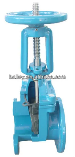 DIN 3352 F4 Rising Stem Resilient seat Gate valve