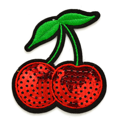 Fashion Customized sequin patches embroidery