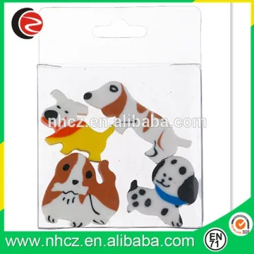 Paw eraser dog eraser Animal Rubber eraser set