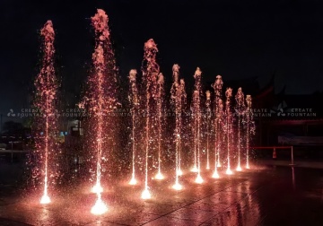 Outdoor Music Dancing Dry Fountain