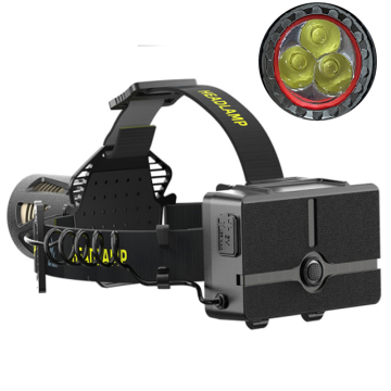 WARSUN 2000lm Long Shot 1km Aluminium LED Head Torch: A Powerful Rechargeable Headlight with Type-C Connection