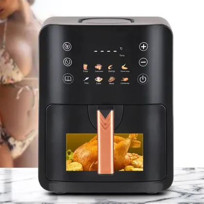 Junwei cuisinart air fryer convection toaster oven 3L 4L 5L 5.5 liters 6l Smart Touch Screen Toaster 1300W 6L air oven fryer