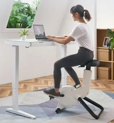 Gym Fitdesk Bike Home Office Bicycle Desk