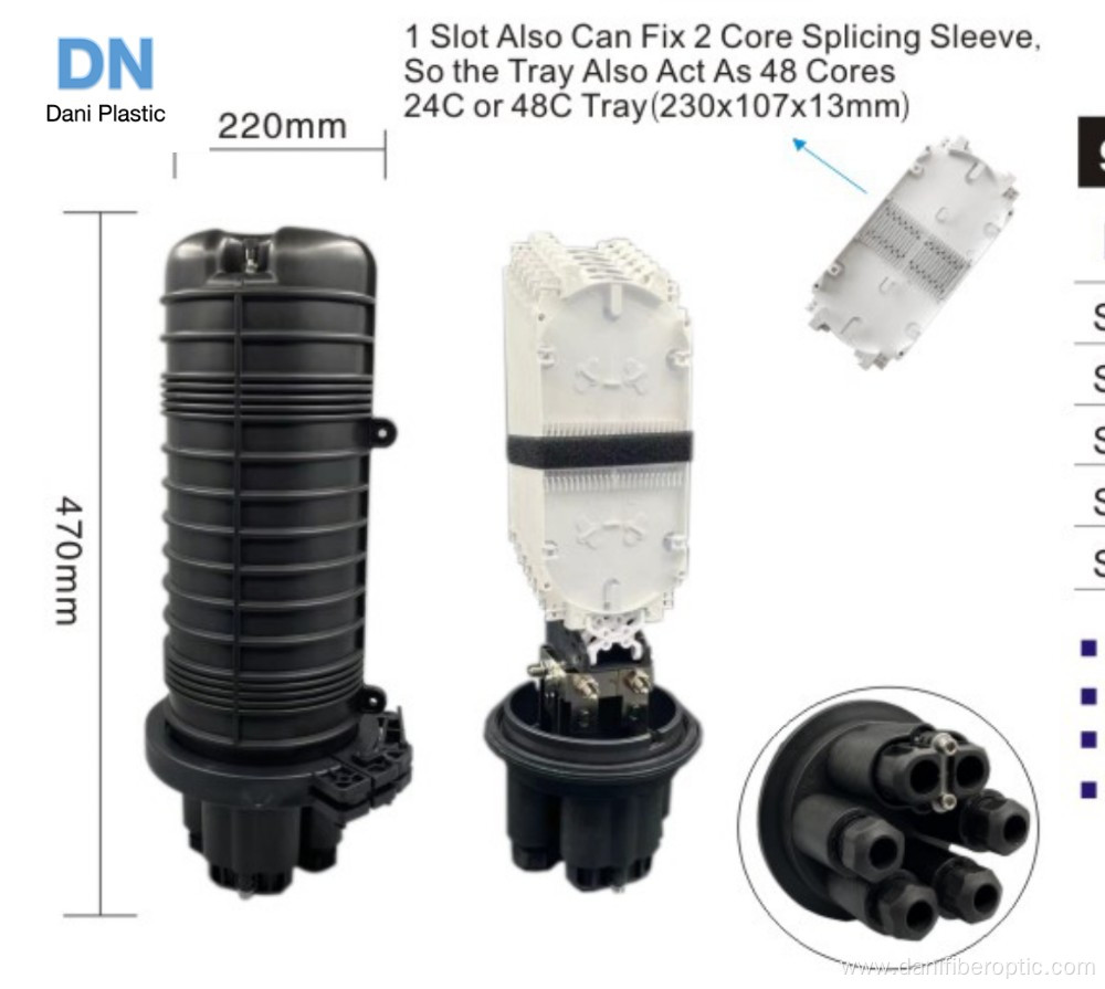 Underground Fiber Optic Splice Enclosure