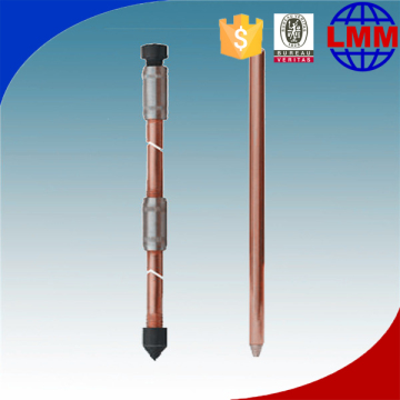 electrical solid copper bonded steel earth rod