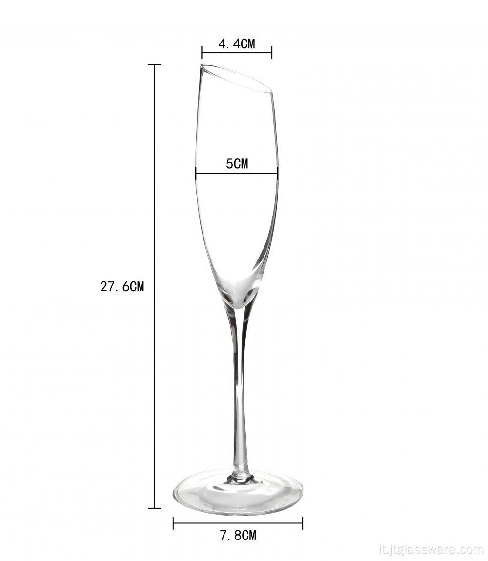 Bicchiere da champagne dal design unico da 6 once