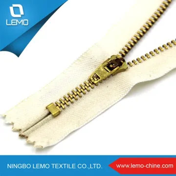 5# Large Gold-Plated Teeth Seperable Zipper