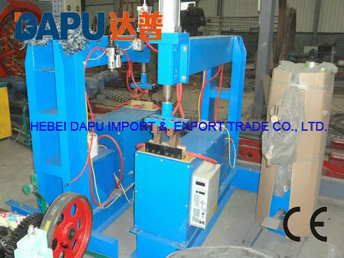Pneumatic spot welding machine for animal cages