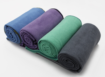 Microfiber basic hot yoga mat towel