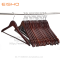 EISHO Multifunctional High Grade Solid Wooden Suit Hangers