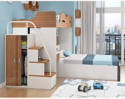 2024 Modern Children's Furniture Sets: Wood Bedroom Furniture & Kids Bunk Beds