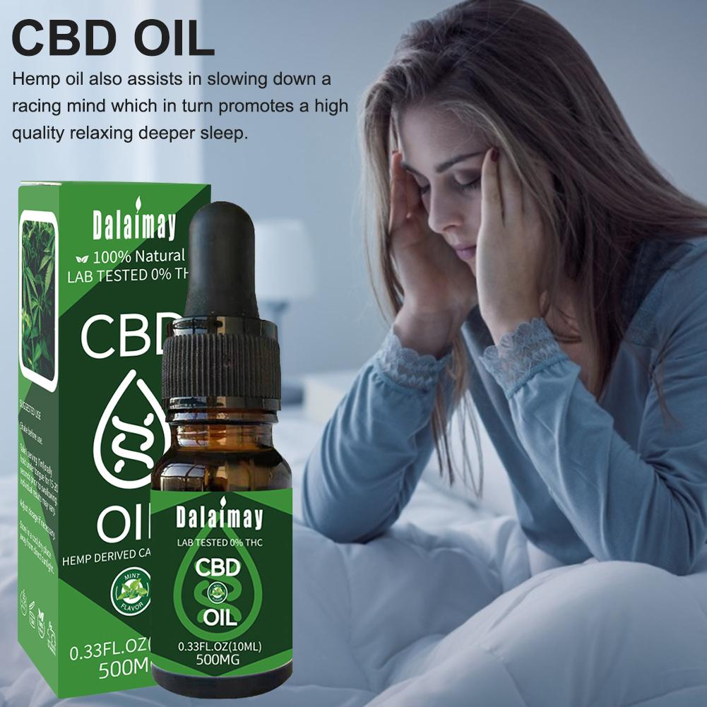 5%\10%\20% 10ml CBD Content Oil Organic Hemp Seed Oil Massage Oil For Anti-anxiety Help Insomnia Pain Relief Improve Sleep 2020