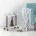 2 Tier Nightstands with Movable Wheels