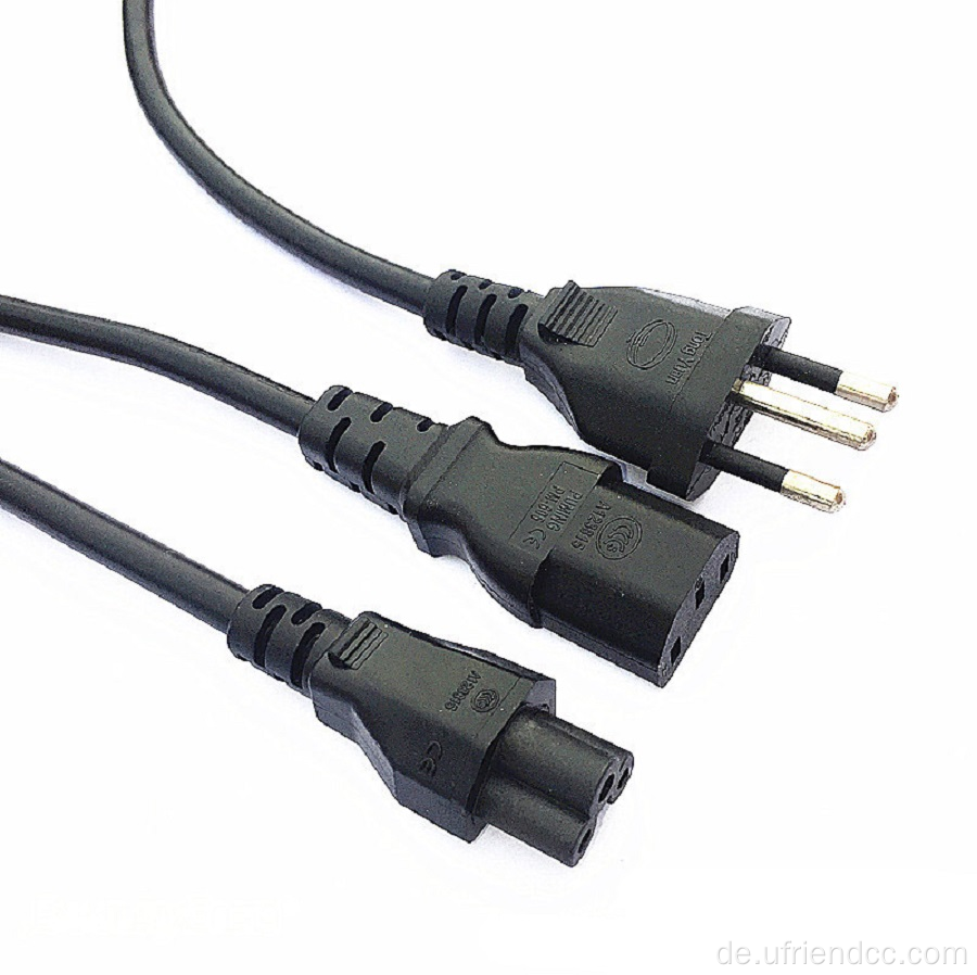 Stecker IEC AC -Netzkabel Stromkabel