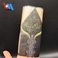 Matte Gold Black Shrink Sleeve Label Wrap Packaging