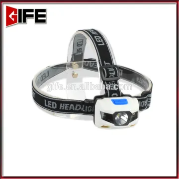 GF-8020 Multifunction Rechargeable 2+1LED 110 Lumens LED ABS camping Headlamp