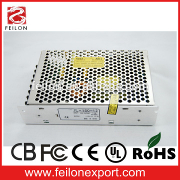 150W 12V 12.5A led power supply LED switching power supply Aluminum housing for led strip light