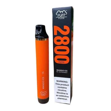 Puff Flex Disposable Vape 1500mAh Battery 2800Puffs
