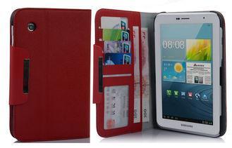 Custom Tablet PC Leather Case Wallet Stand Cover For Samsun