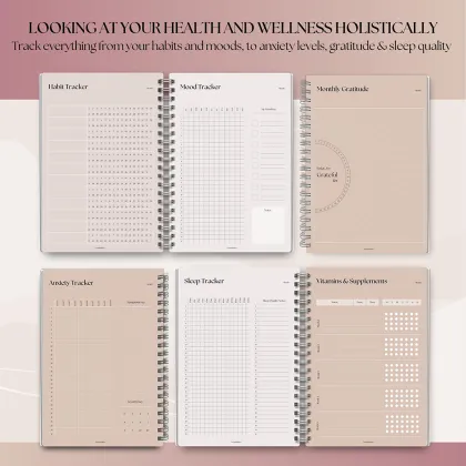 Simplified Monthly Fitness and Wellness Planner