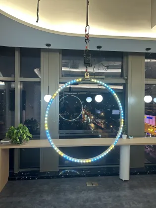 Aerial LED Hoop Stainless Steel for Performance Aerial Lyra Hoop" could be shortened to:

"LED Aerial Lyra Hoop Stainless Steel