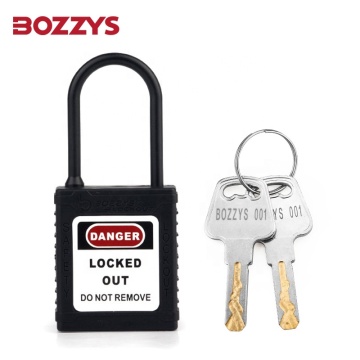 Best Quality Safety Insulated Waterproof Custom Padlock with Master Keyed and Nylon Shackle - BOZZZYS OEM Manufacturer