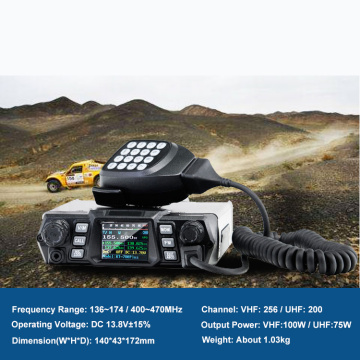 UHF Radio móvil VHF Radio móvil Walkie Torquay Walkie Talkie 25 km Radio Walkie Ecome Mt-690