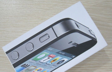 Iphone 4s Mobile Phone Packaging Boxes With 16gb , 32gb , 64gb Label