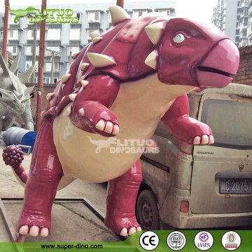 Cute Cartoon Fiberglass Dinosaur Model