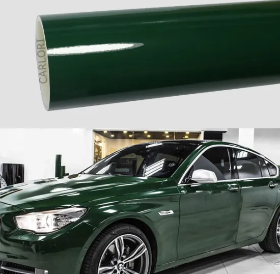 gloss forest green car wrap vinyl