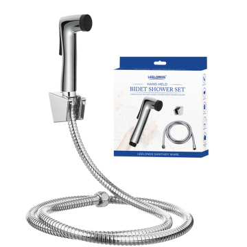 High-Quality ABS Plastic Toilet Bidet with Stainless Steel Shower Hose