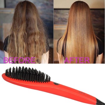 Straightening Hair With Round Brush