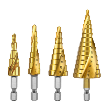 Set 3-piece bit bor baja baja berkecepatan tinggi (HSS)