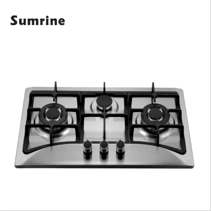 Prestige 3 Burner Tempered Glass Built-in Gas Stove Hob